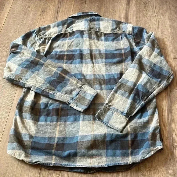 Lucky Brand Men Plaid Flannel  LS Shirt-L - Picture 6 of 7